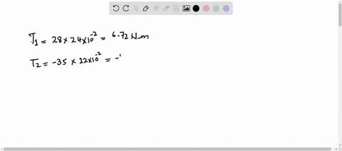 calculate-the-net-torque-about-the-axle-of-the-wheel-shown-in-fig-8-39-assume-that-a-friction-torque-of-040m-n-opposes-the-motion-97517