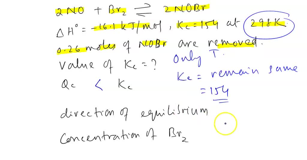 SOLVED: Consider the following system at equilibrium where AH? 16.1 kJ ...