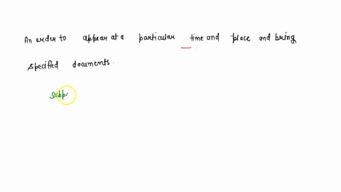 an-order-to-appear-at-a-particular-time-and-place-and-bring-specified-documents-63825