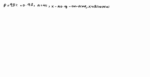 according-to-an-airline-a-particular-flight-is-on-time-93-of-the-time-suppose-41-flights-are-randomly-selected-and-the-number-of-on-time-flights-is-recorded-find-the-probabilities-of-the-fol-32944