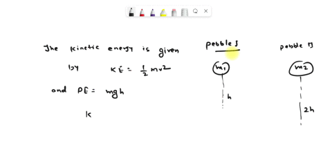 a-person-drops-a-pebble-of-mass-m1-from-a-height-h-and-it-hits-the-floor-with-kinetic-energy-k-the-person-drops-another-pebble-of-mass-m2-from-a-height-of-2h-and-it-hits-the-floor-with-the-s-13872
