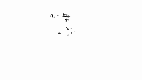does-the-sequence-lefta_nright-converge-or-diverge-find-the-limit-if-the-sequence-is-convergent-a_nfracln-nsqrtnn-select-the-correct-choice-below-and-if-necessary-fill-in-the-answer-box-to-complete-th