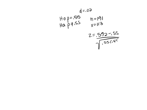 you-are-conducting-a-study-to-see-if-the-accuracy-rate-for-fingerprint-identification-is-significantly-different-from-055-you-use-a-significance-level-of-002002-h0p055h0p055-h1p055h1p055-you-21166