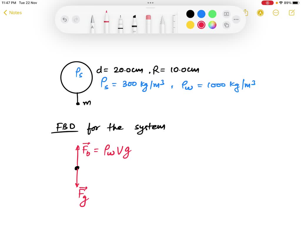 SOLVED Styrofoam has a density of 300 kg/mÂ³. What is the maximum mass