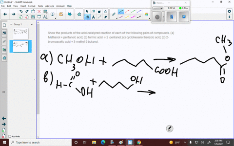 show-the-products-of-the-acid-catalyzed-reaction-of-each-of-the-following-pairs-of-compounds-a-metha-70648