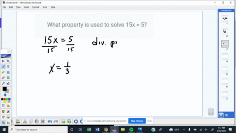 what-property-is-used-to-solve-15x-5-07326