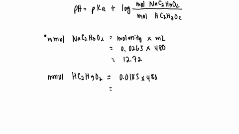 how-much-580-m-naoh-must-be-added-to-4800-ml-ofa-buffer-that-is-00185-macetic-acid-and-00265-msodium-acetate-to-raise-the-ph-to-575-58115