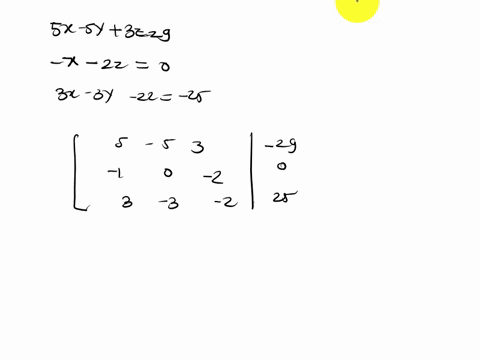 solve-the-system-of-linear-equations-5x-5y32-29-x-2z-0-3x-3y-2z-25-a-4311-b-4321-c-13551-d-55-11-e-32-4-1-51886