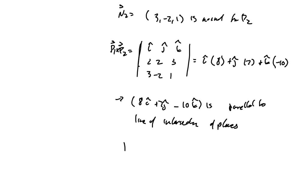 SOLVED: Consider the planes given by the equations -(2 x+2 y+3 z)=1, 3 ...