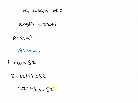the-length-of-a-rectangle-is-5-more-than-twice-its-width-the-area-of-rectangle-is-52-square-meters-find-the-dimensions-of-the-rectangle-55916