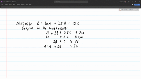 solve-the-following-lp-using-excel-solver-max-z-1000-2500-1500-c1-c2-c3-c4-100-200-300-050-200-100-20000-15000-7500-50o0-300-200-010-solution-2-decimal-places-08178