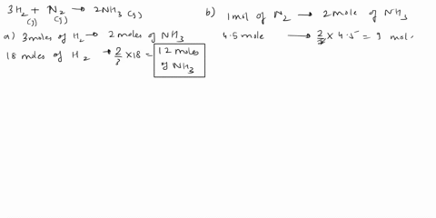 reaction-of-hydrogen-and-nitrogen-to-form-ammonia-hydrogen-gas-h2-reacts-with-nitrogen-gas-n2-to-form-ammonia-gas-nh3-according-to-the-equation-3h2gn2g2nh3g-note-throughout-this-tutorial-use-50664