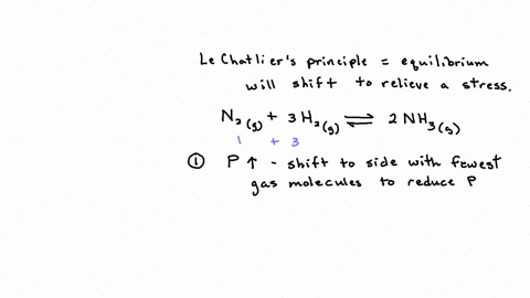 1-a-chemical-equilibrium-between-gaseous-reactants-and-products-is-shownn2g-3h2g-2nh3ghow-will-the-reaction-be-affected-if-the-pressure-on-the-system-is-increased-it-will-shift-toward-the-re-15812