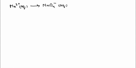 write-a-balanced-half-reaction-for-the-oxidation-of-manganese-ion-mn2-to-permanganate-ion-mno4-in-acidic-aqueous-solution-be-sure-to-add-physical-state-symbols-where-appropriate-48543