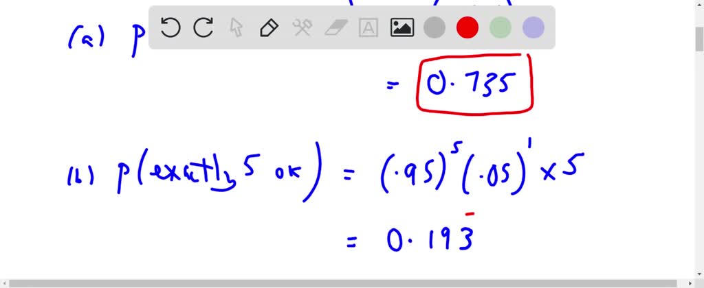 Solved The Us Postal Service Reports 95 Of First Class Mail Within The Same City Is Delivered Within 2 Days Of The Time Of Mailing Six Letters Are Randomly Sent Oth The Different