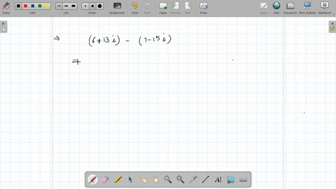 carry-out-the-following-subtraction-6-13i-7-15i-simplify-your-answer-into-a-bi-form-44329