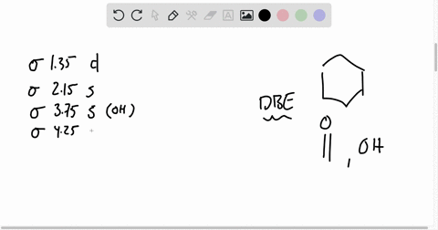 compound-k-with-the-molecular-formula-c4h8o2-when-dissolved-in-cdcl3-gives-a-1h-nmr-spectrum-that-consists-of-a-doublet-at-d-135-a-singlet-at-d-215-a-broad-singlet-at-d-375-1h-and-a-quartet-98964