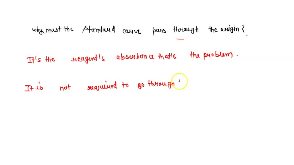 solved-why-must-the-standard-curve-pass-through-the-origin-the-zero