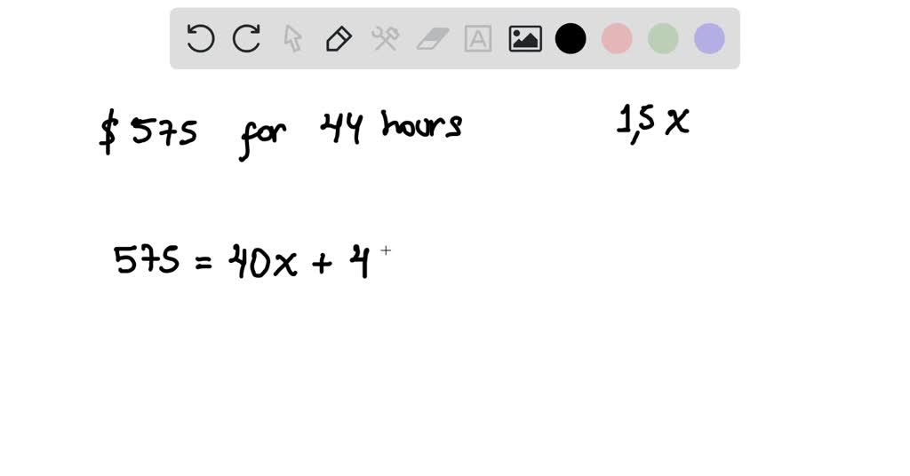 Tricia, who is paid time-and-a-half for hours worked in excess of 40 ...