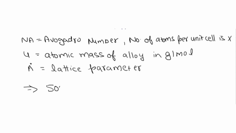 fcc-lead-has-a-lattice-parameter-of-04949-nm-and-contains-one-vacancy-per-500-pb-atoms-calculate-a-the-density-and-b-the-number-of-vacancies-per-gram-of-pb-03967