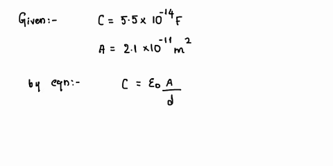 a-1-megabit-computer-memory-chip-contains-many-55-10-14-f-capacitors-each-capacitor-has-a-plate-area-of-20-10-11-m2-determine-the-plate-separation-of-such-a-capacitor-assume-a-parallel-plate-66024