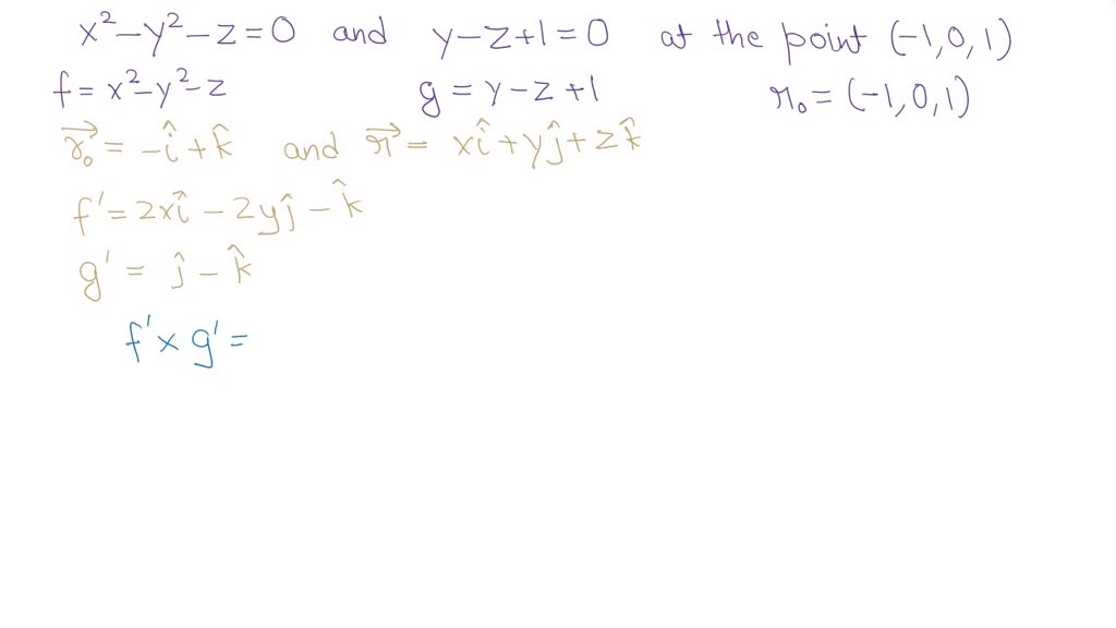 SOLVED: The vector v (1,4,6) points in the direction of a parametrized ...