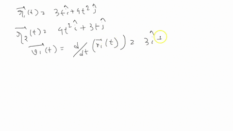two-paths-of-two-moving-particles-are-given-by-r1t-2t2-3i-2t1j-4-tk-r2t-10t2-4i-7-4tj-2t2-2tk-where-t-0-a-calculate-the-velocity-of-the-particles-at-any-time-t-b-what-is-the-initial-angle-be-80779