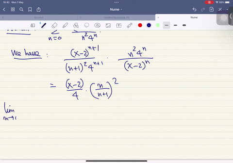 find-the-interval-of-convergence-of-the-power-series-x-2-n0-n-4n-92472