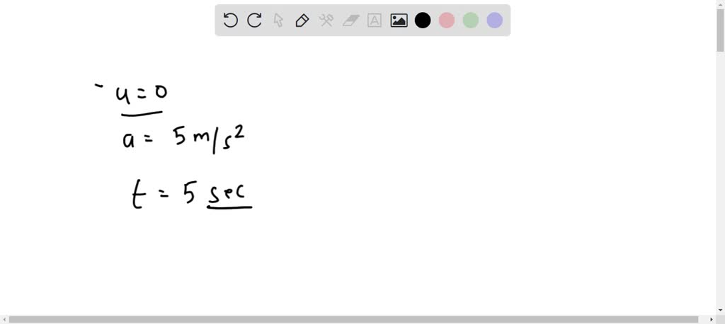 SOLVED: A train starts from rest and accelerate uniformly at the rate ...