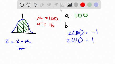 the-iq-scores-of-adults-are-normally-distributed-with-mean-100-and-standard-deviation-16-a-what-is-the-expected-iq-score-of-a-randomly-selected-person-b-what-is-the-probability-that-the-iq-s-14251