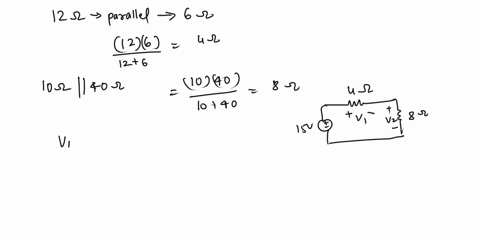 5-find-v1-and-v2-in-the-circuit-shown-in-fig-243-also-calculate-i-and-i2-and-the-power-dissipated-in-the-12-02-and-40-0-resistors-15-v-12-92-ww-v1-6-www-www-10-22-51-12-40-92-5-find-and-v-in-96533
