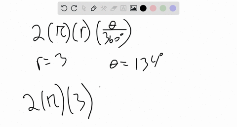 find-the-length-s-of-the-circular-arc-assume-r-3-and-134
