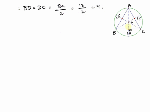 464the-lengths-of-the-sides-of-triangle-abc-are-ab-15-ac-and-bc-18-find-the-distance-from-ato-a-the-centroid-of-abc-b-the-circumcenter-of-abc-40461