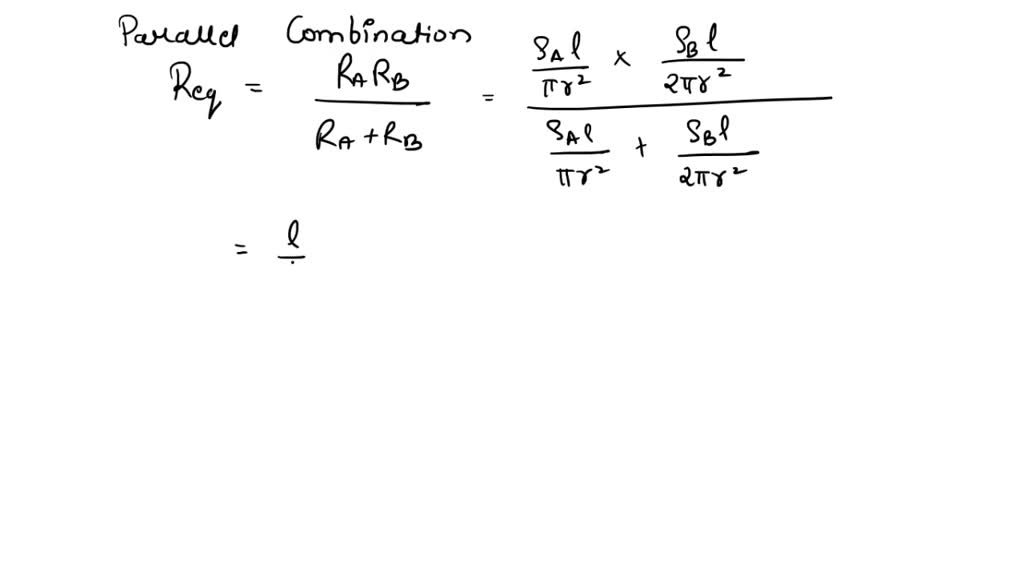 SOLVED Two metallic wires A and B of the same material are connected