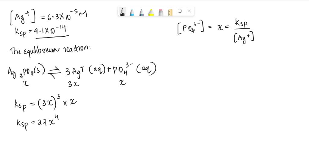 SOLVED: Consider the following equilibrium: RbzPOA(s) 3Rb'(aq) + POA ...