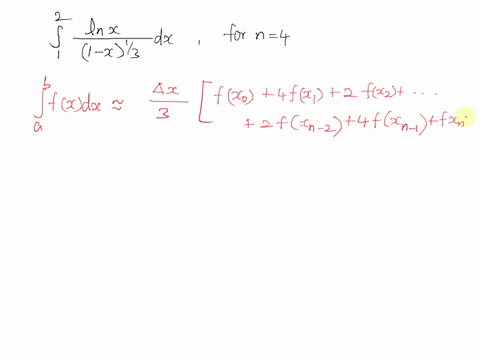 iopts-use-the-composite-simpson-rule-for-n-4-to-approximate-the-improper-integral-in-x-dx-17x-63876
