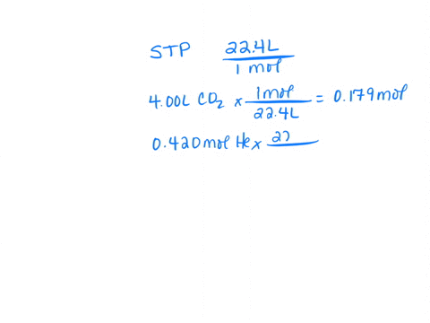 use-the-molar-volume-to-calculate-each-of-the-following-at-stp-a-the-number-of-moles-and-co2-in-400-l-of-co2-gas-b-the-volume-in-liters-occupied-by-0420-mole-of-he-gas-c-the-volume-in-liters-occupied