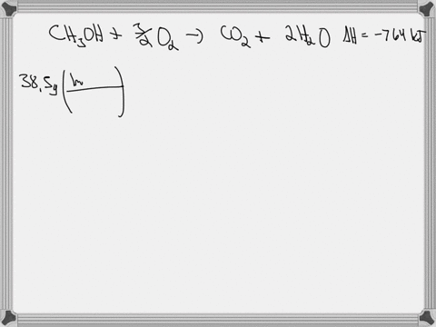 when-methanol-ch3oh-is-burned-in-the-presence-of-oxygen-gas-o2-a-large-amount-of-heat-energy-is-released-as-shown-in-the-combustion-reaction-ch3ohg32o2gco2g2h2olh764-kj-based-on-the-balanced-51035