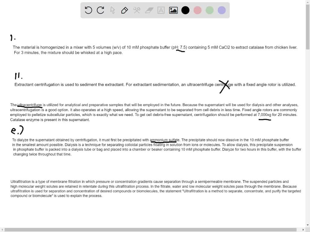 SOLVED You have been given chicken liver sample which the objective of