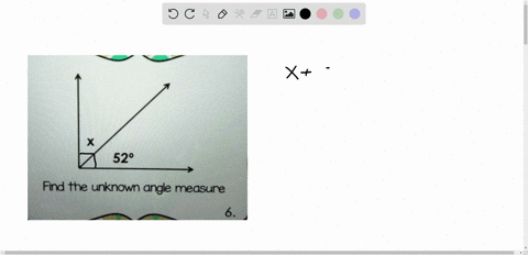 x-52-find-the-unknown-angle-measure-520-find-the-unknown-angle-measure-6-05611