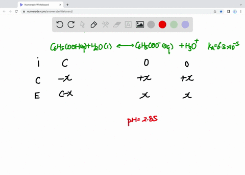 what-mass-of-benzoic-acid-chcooh-would-you-dissolve-in-350-ml-of-water-to-produce-solution-with-ph-285-chcooh-ho-6-chscoo-ho-k-63-x-10s-048-6-08-g-9-14g-d-18-g-e-26-g-80605