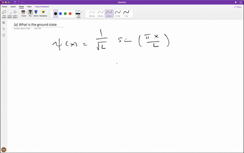 a-what-is-the-ground-state-wavefunction-of-a-particle-of-mass-m-in-a-1-dimensional-square-well-potential-2-v-x-0-l2-x-l2-otherwise-b-an-additional-potential-v0x-is-now-applied-with-v0-2-2ml2-estimate-