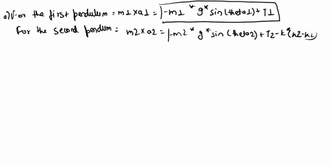 a2two-identical-simple-pendulums-are-connected-via-a-spring-as-it-is-shown-in-figure-a2the-length-of-the-pendulum-strut-l05m-and-the-mass-of-attached-bob-m-2kgthe-stiffness-coefficient-of-th-17816