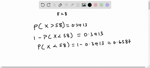 if-a-variable-x-is-normally-distributed-with-a-standard-deviation-of-8-what-is-the-meanvalue-of-x-if-03413-of-the-values-of-x-is-greater-than-58-59075