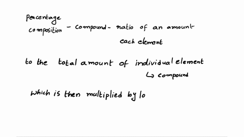 the-percentage-composition-of-a-compound-expresses-the-amount-by-weight-of-constituent-elements-in-of-the-compound-75367