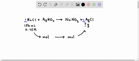 calculate-the-theoretical-yield-of-agcl-starting-with-156-ml-of-075-m-nacl-naclaq-agno3aq-nano3aq-agcls-a-84g-b-075g-c-12g-d-167g-34887