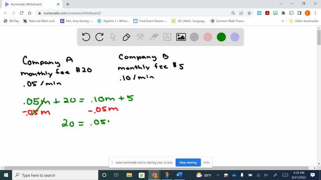 SOLVED For the following exercises, use this scenario Two different