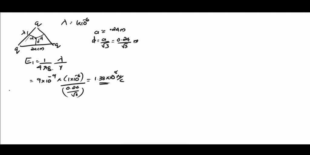 Solved: Calculate The Magnitude And Direction Of The Net Electric Field 