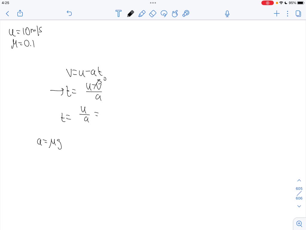 SOLVED A hockey puck is sliding across the ice with an initial
