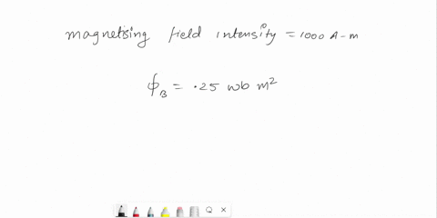 a-magnetising-field-intensity-of-1000-am-produces-magnetic-flux-density-025-wbm2-in-a-ferromagnetic-substance-the-relative-permeability-of-ferromagnetic-substance-is-approximately-a-20-104-b-31416
